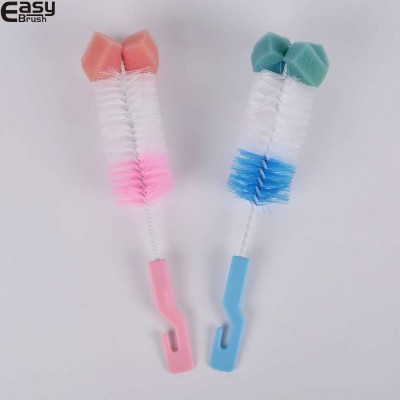 hot sell long handle Sponge baby feeding bottle brush